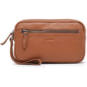 Pochette Homme Foulonné Etrier Marron - Publicité