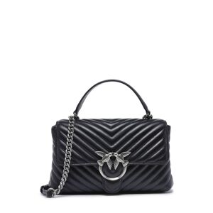 Sac Porte Épaule Love Bag Quilt Cuir Pinko Noir