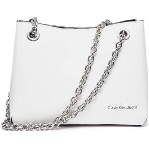 Sac Bandouliere Sculpted Calvin Klein Jeans Blanc