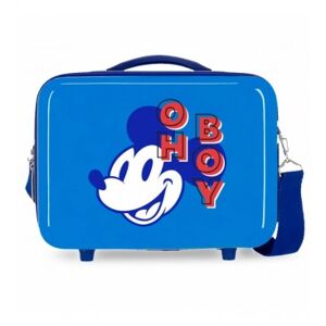 Joumma Bags unisex pour enfant. 2293921 Trousse de toilette en ABS Minnie Boy Adaptable bleu -29x21x15cm (OSFA), Casuel, ABS/Polycarbonate, - Publicité