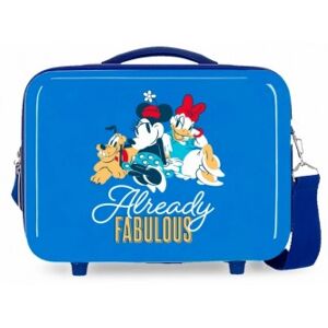 Joumma Bags unisex pour enfant. 2293924 Trousse de toilette ABS Minnie Déjà Fabuleuse Adaptable bleu -29x21x15cm (OSFA), Casuel, ABS/Polycar - Publicité