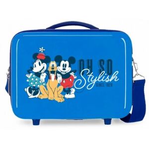 Joumma Bags unisex pour enfant. 2293926 Trousse de toilette en ABS Mickey & Minnie Oh So Stylish Adaptable bleu -29x21x15cm (OSFA), Casuel, - Publicité