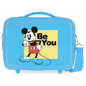 Joumma Bags unisex pour enfant. 22939A3 Trousse de toilette en ABS Mickey Be You Adaptable bleu clair -29x21x15cm (OSFA), Casuel, ABS/Polyca - Publicité