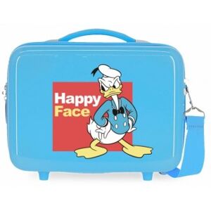 Joumma Bags unisex pour enfant. 22939A6 Trousse de toilette ABS Donald Happy Face Adaptable bleu clair -29x21x15cm (OSFA), Casuel, ABS/Polyc - Publicité