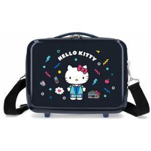 Joumma Bags unisex pour enfant. 4223921 Trousse de toilette ABS Château d'Hello Kitty adaptable au chariot de mer (OSFA), Bleu, Casuel, ABS/ - Publicité