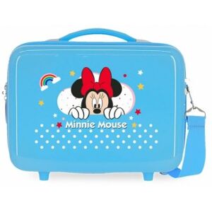 Joumma Bags unisex pour enfant. 4773963 ABS Trousse de toilette Minnie Rainbow Adaptable bleu (OSFA), Casuel, ABS/Polycarbonate, Marine, mod - Publicité