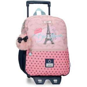 Enso pour fille. 95223T1 Sac à dos pour poussette Bonjour 32cm rose avec trolley (OSFA), Casuel, Polyester, mode enfantine - Publicité