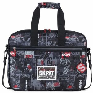 Skpat unisex pour enfant. 131606-01 Urban Skater Graffiti 131606 noir -39x29x6cm Urban Skater Boy Briefcase Bag -39x29x6cm (OSFA), Casuel, P - Publicité