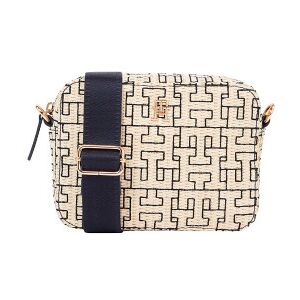 Tommy Hilfiger pour femme. AW0AW16149 Sac à bandoulière City Mono beige (OSFA), Casuel, Polyester - Publicité