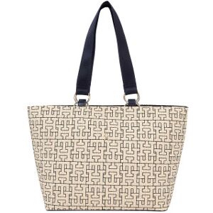 Tommy Hilfiger pour femme. AW0AW16406 City Monogram Tote Bag beige (OSFA), Casuel, Papier - Publicité