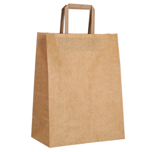 Dynasteel Sac Cabas Kraft 26 x 14 x 33 cm - Lot de 250