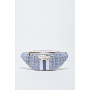 LIUJO Sac Banane Jacquard Avec Logo Denim Bleu Foncé T_U_ female - Publicité