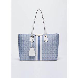 LIUJO Sac Shopper Jacquard Avec Logo Denim Bleu Foncé T_U_ female - Publicité