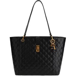 Sacs à main Guess Cabas noelle logo 4g verni Femme Noir Noir Taille unique Synthétique - Publicité