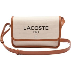 Sac bandoulière Lacoste Heritage 1933 Femme Beige Beige Taille unique Coton - Publicité