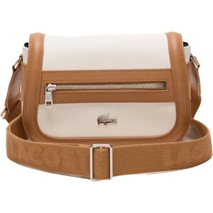 Sac bandoulière Lacoste Nilly Femme Beige Beige Taille unique Coton - Publicité