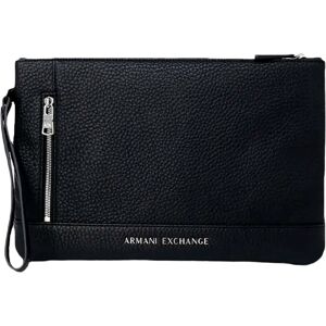 Giorgio Armani Pochette Armani Exchange Eagle AX Homme Noir Noir Taille unique Synthétique - Publicité