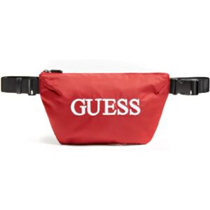 Sac banane Guess Quarto logo Homme Rouge Rouge Taille unique Synthétique - Publicité