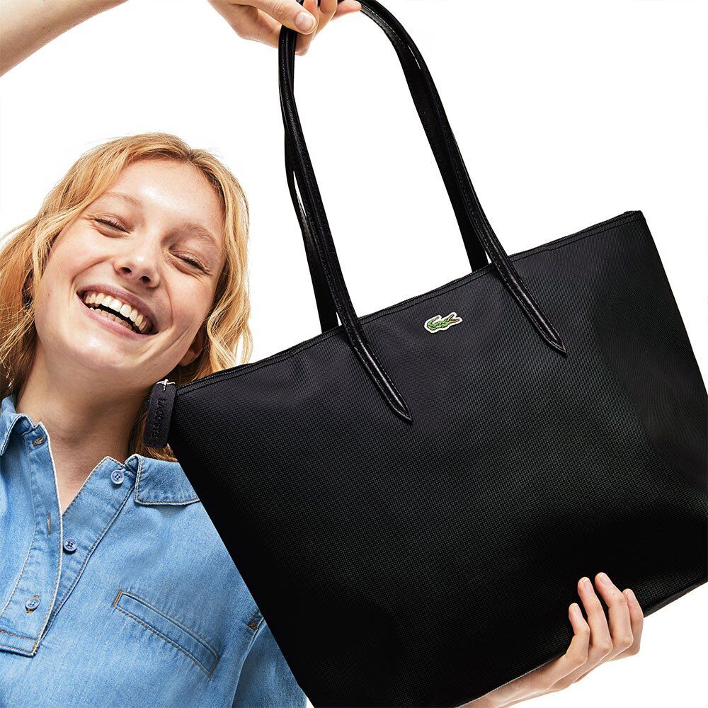 Lacoste L.12.12 Concept Zip Tote Bag Noir Noir One Size unisex