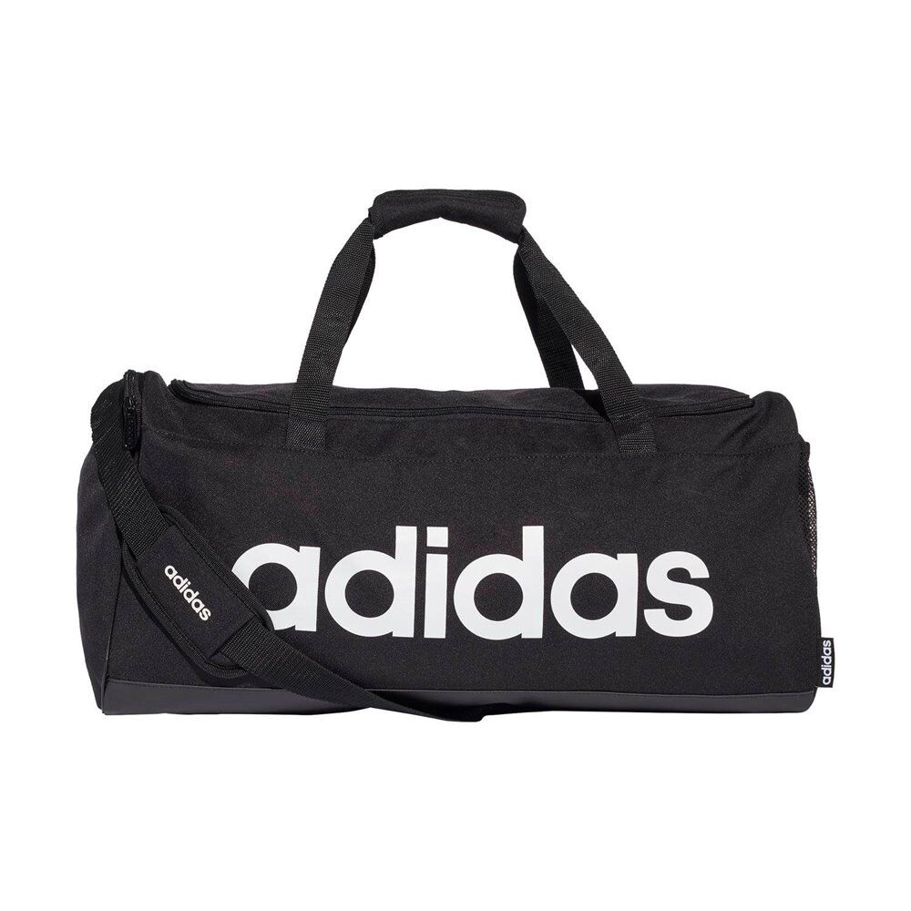 adidas τσάντα σάκος linear duffel bag m  - black-whit