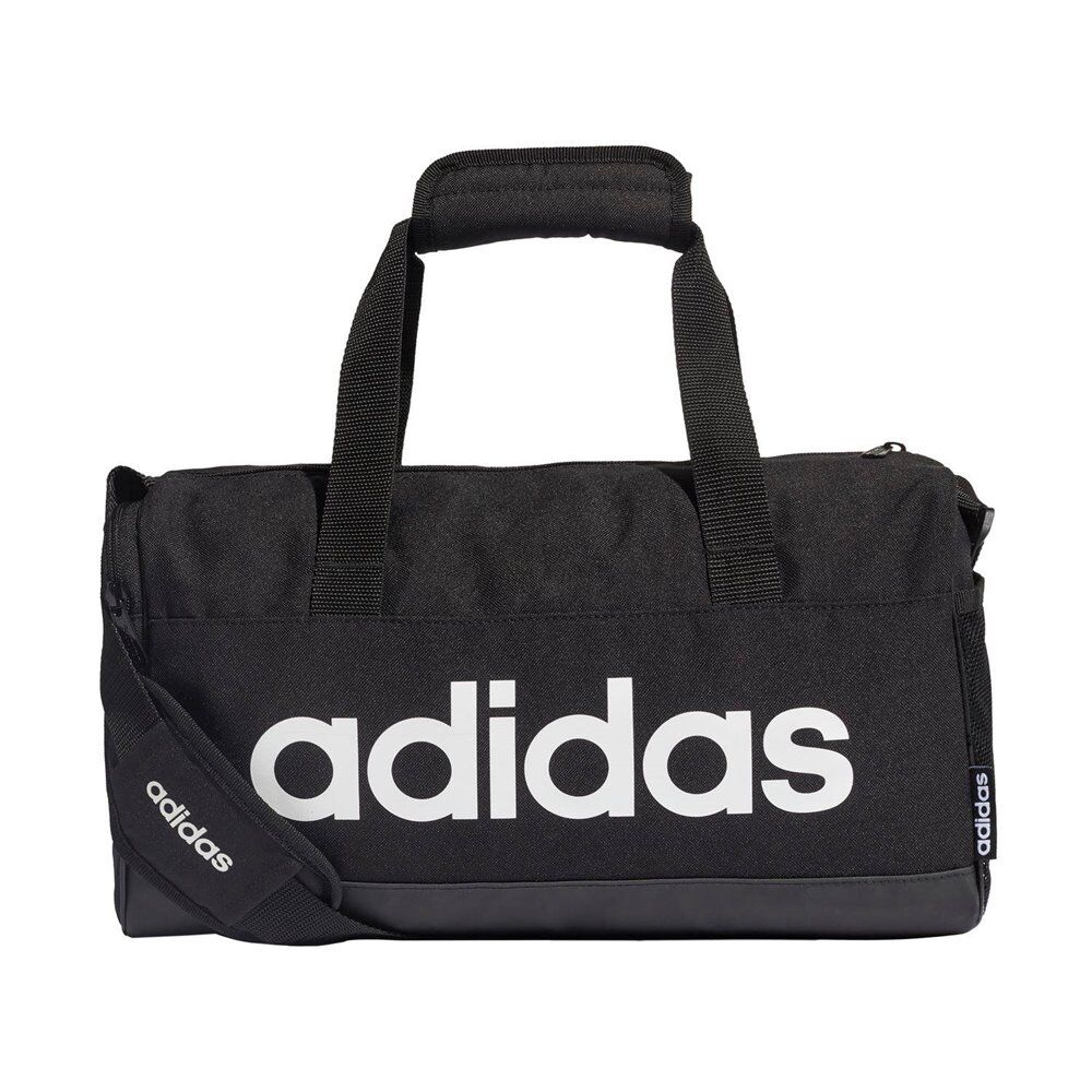 adidas τσάντα γυμναστηρίου linear duffel bag  - black-whit