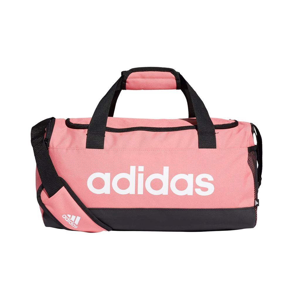 adidas σακίδιο linear duffel small  - pink-black