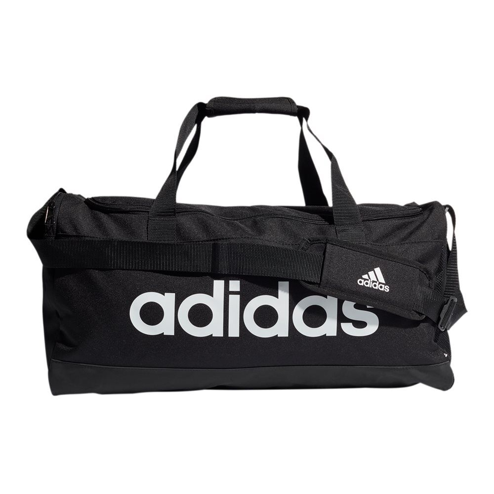 adidas tσάντα γυμναστηρίου linear duffel m  - black-whit