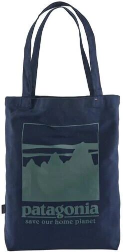 Patagonia Market Tote - Durable Bag from Organic Cotton, Alpine Icon: New Navy