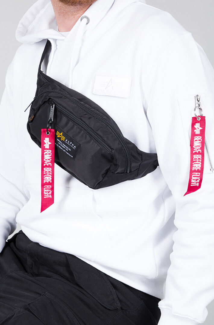 Alpha Industries Crew Waist Bag  - Black