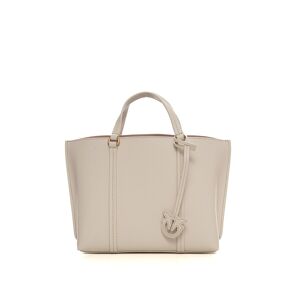 Pinko Borsa in pelle modello shopper Carrie Bianco Donna UNI