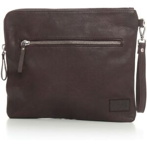 The Jack Leathers Pochette in pelle Testa di moro Uomo UNI