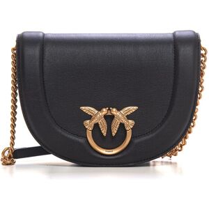 Pinko Borsa in pelle media Love Round Nero Donna UNI