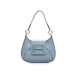 Hogan Borsa in pelle piccola H-bag-hobo Celeste Donna UNI