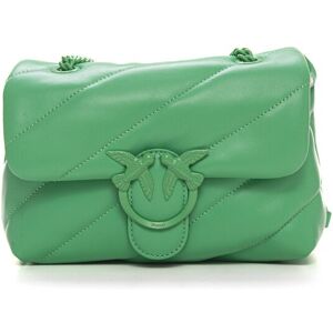 Pinko Borsa in pelle piccola Love puff-mini Verde Donna UNI