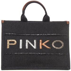 Pinko Borsa shopping Nero-bianco Donna UNI