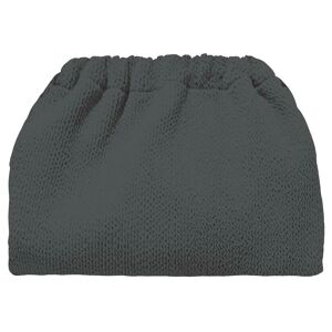 sorbet island Crinkle Clutch Bag Charcoal