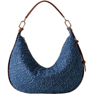 Borbonese Borsa Donna Art 8053363540319 BLU/TERRACOTTA