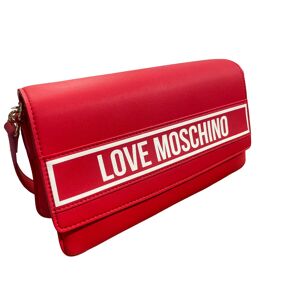 Love Moschino Borsa Donna Art Jc4211pp0hk ROSSO+PRINTLOGOBIANCO