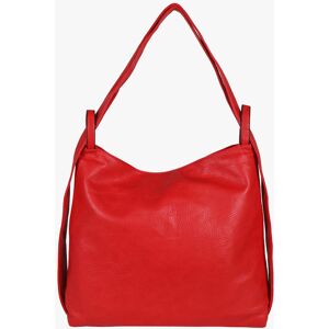 Solada Borsa donna 2 in 1 convertibile in zaino Borse a Spalla donna Rosso taglia Unica