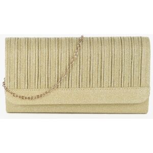 Solada Pochette elegante glitterata Pochette donna Oro taglia Unica