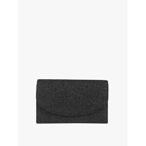 Solada Pochette rigida glitterata Pochette donna Nero taglia Unica