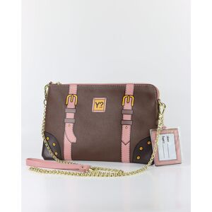 Ynot? Borsa Donna Woman Bag Pochette Marrone Tracolla DR14-BROWN