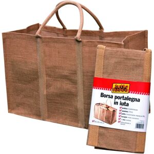 Leroy Merlin Borsa portalegna in tela di juta L 64 x H 40 x P 29 cm beige