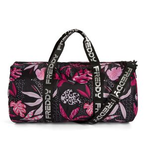 Freddy Borsa palestra stile duffle bag fantasia tropical Allover Tropical Leaves Pink Donna Unica