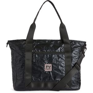 Freddy Borsa tote bag con tracolla in tessuto coated lucido Nero Donna Unica