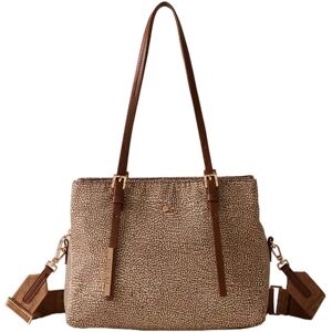 BORBONESE BORSA SHOPPING MEDIUM donna beige 933777AH1994 TU