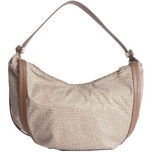 BORBONESE BORSA HOBO NEW ORBIT MEDIUM donna beige/marrone 924175AH1994 TU