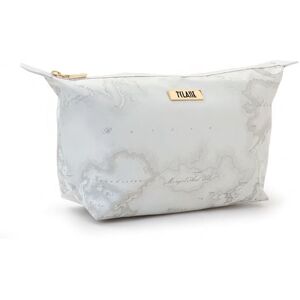 Classe Pochette Beauty Necessarie Medio Gommato Bianco Bianco