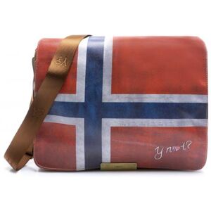 YNOT FLAG VINTAGE Borsa messenger a tracolla