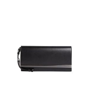 Calvin Klein METAL EDGE Borsa clutch con polsierina